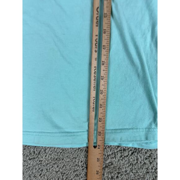Quiksilver Shirt Womens Small Teal Black Mountain And Wave Short Sleeve READ - Picture 8 of 10